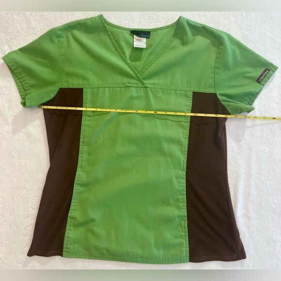 Cherokee FLEX yoga like scrub top MEDIUM - Picture 4 of 8